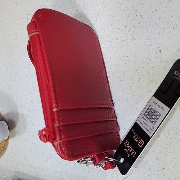 Crossbody Leather credit card, ID, money holder New with tags - Picture 4 of 5